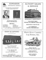 Edwards Insurance, Althoff Sales & Service, Bank of Ontario, Black River Country Log Homes, Inc., Monroe County 1994